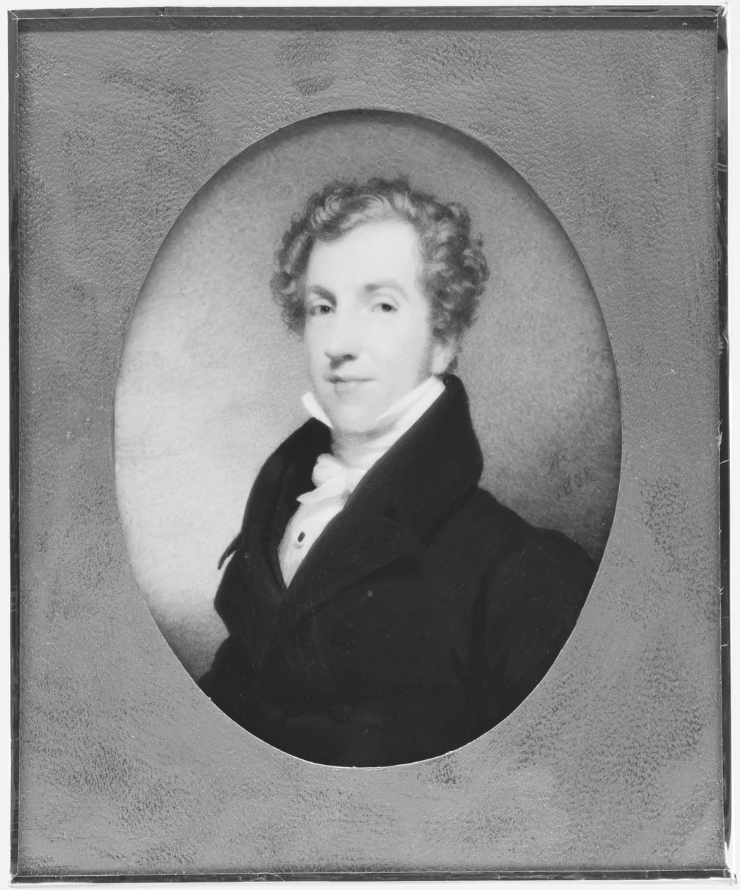Portræt af en mand, 1828. af Andrew Robertson