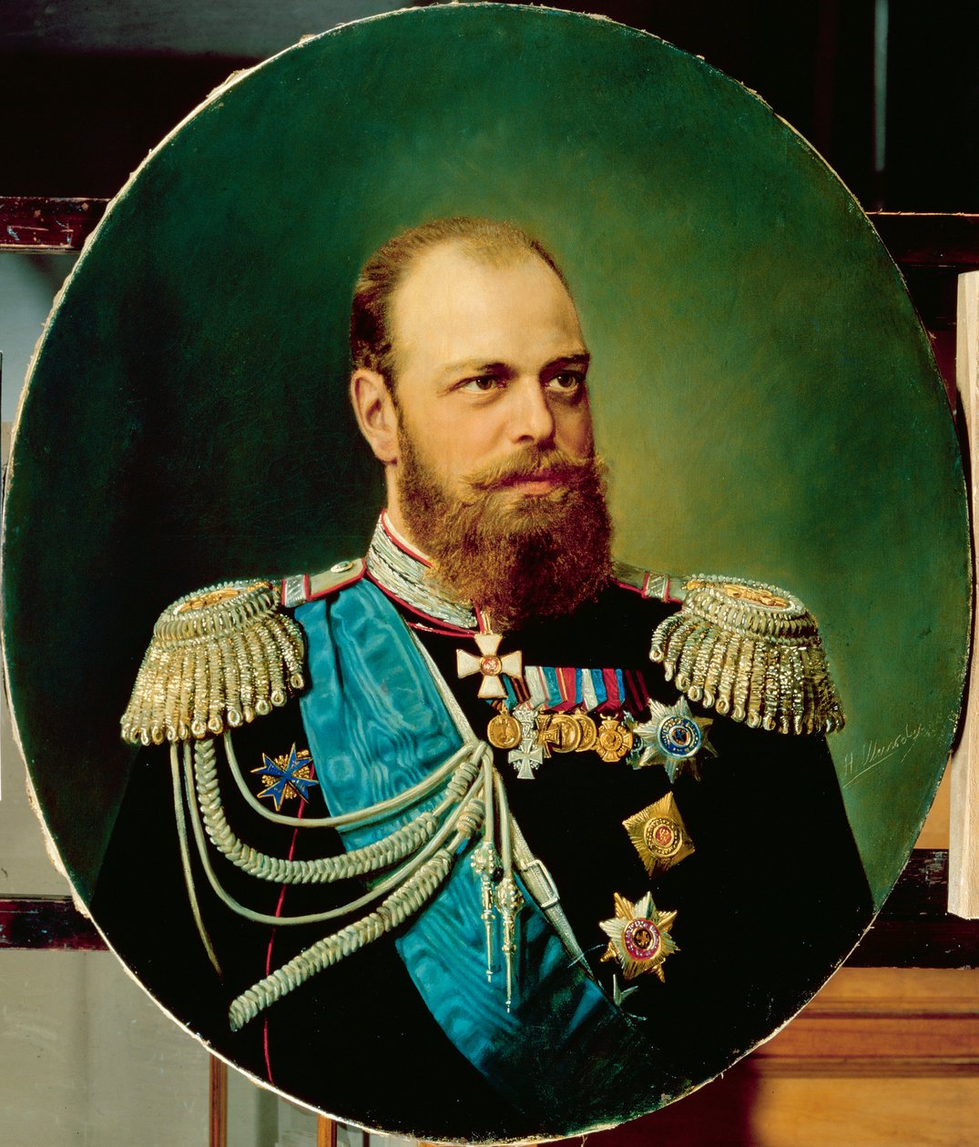 Kejser Alexander III (1845-94) af Andrey Nikolayevich Shilder