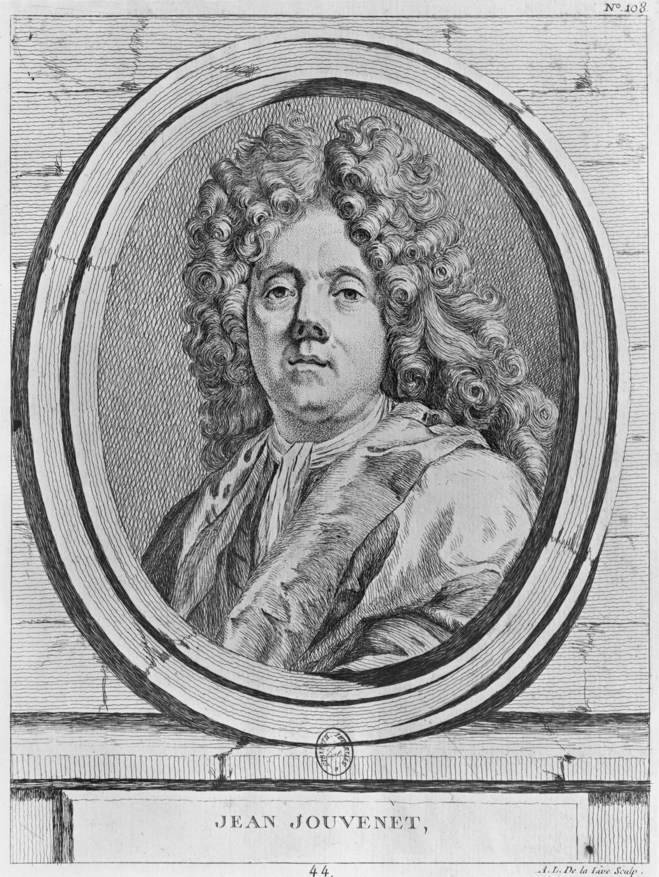 Portræt af Jean Jouvenet af Ange Laurent de Lalive de Jully