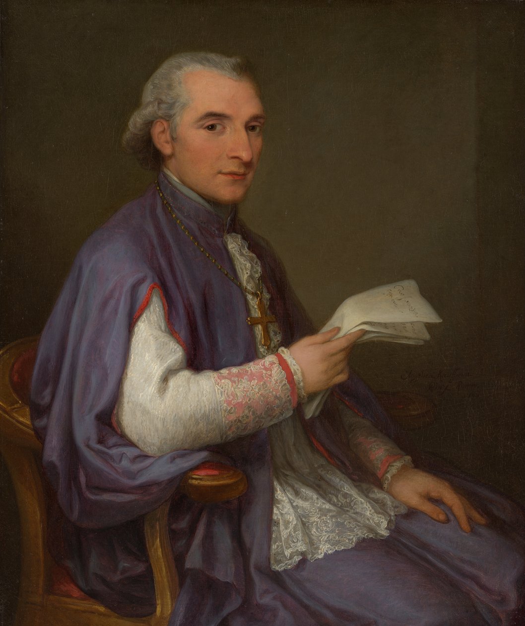 Monsignor Giuseppe Spina 1756-1828, 1798. af Angelica Kauffmann