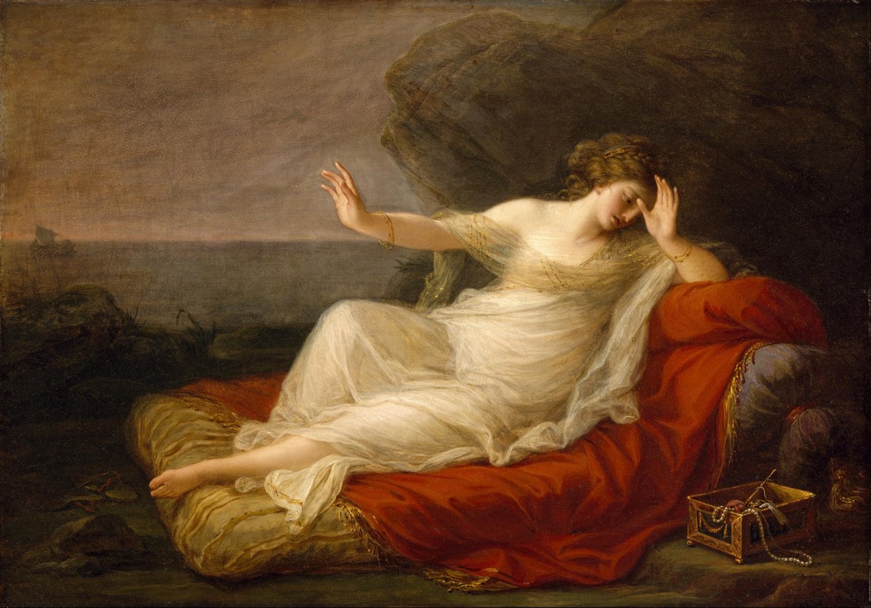 Ariadne forladt af Theseus af Angelica Kauffmann