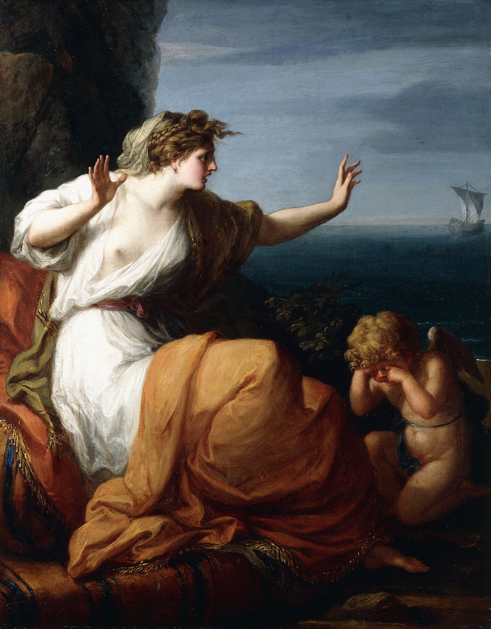 Ariadne forladt af Theseus, af Angelica Kauffmann