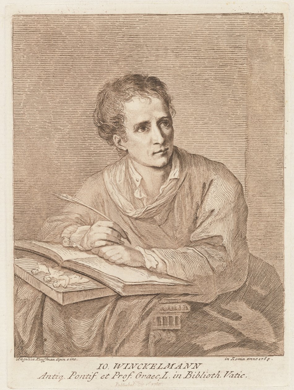 Johann Winckelmann af Angelica Kauffmann