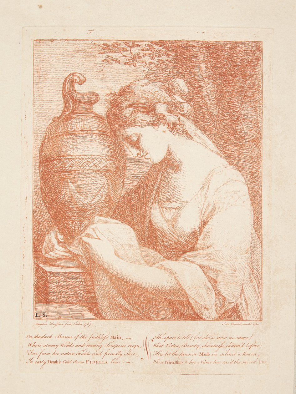 Kvinden ved urnen af Angelica Kauffmann