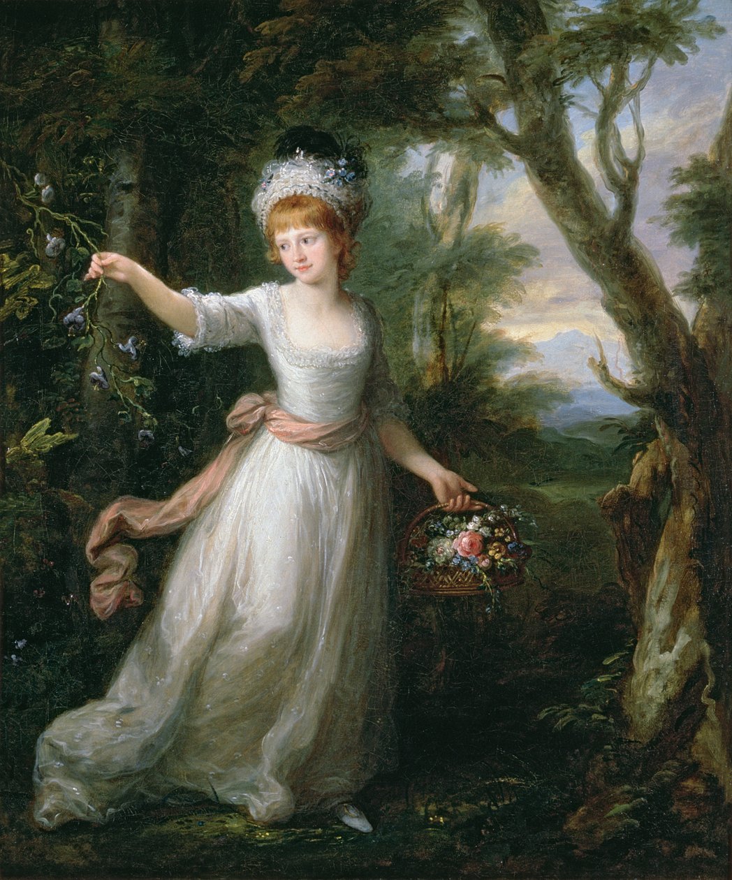 Portræt af Henrietta Laura Pulteney (1766-1808) af Angelica Kauffmann