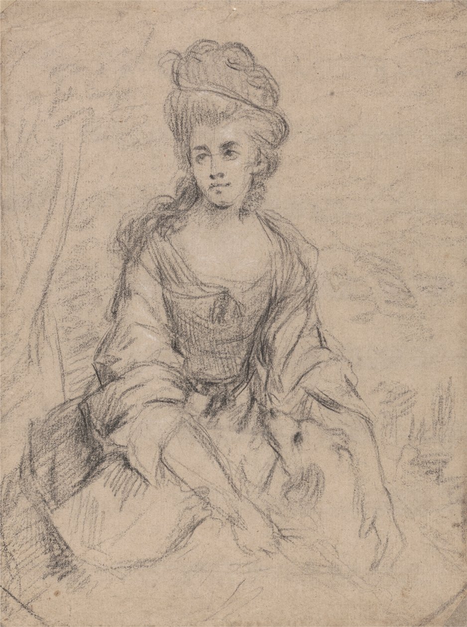 Portræt af en Dame af Angelica Kauffmann