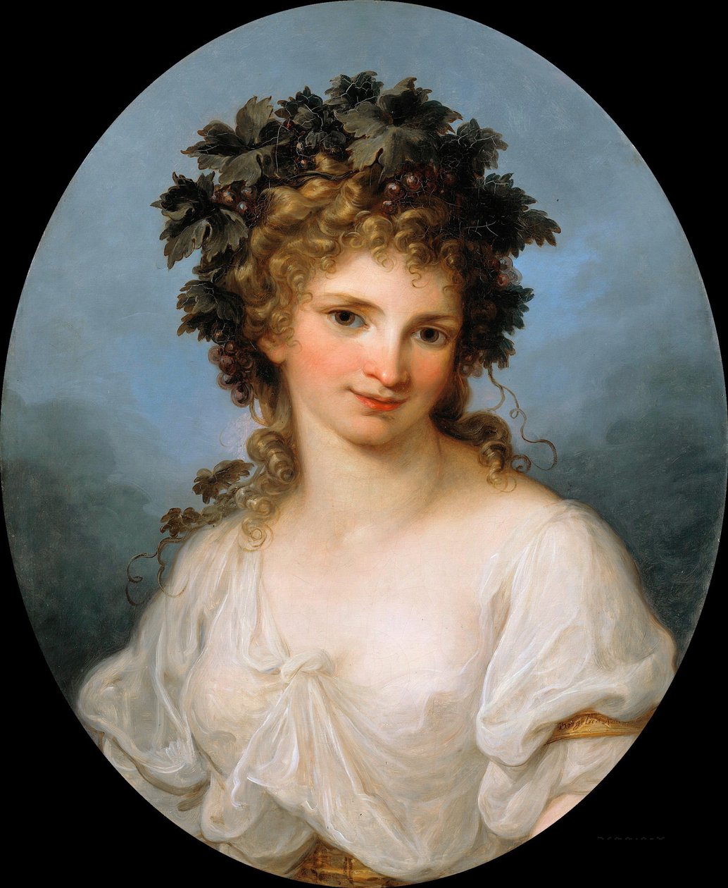 Selvportræt som Bacchante, før 1786 af Angelica Kauffmann