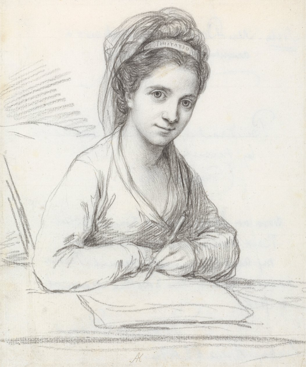 Selvportræt af Angelica Kauffmann