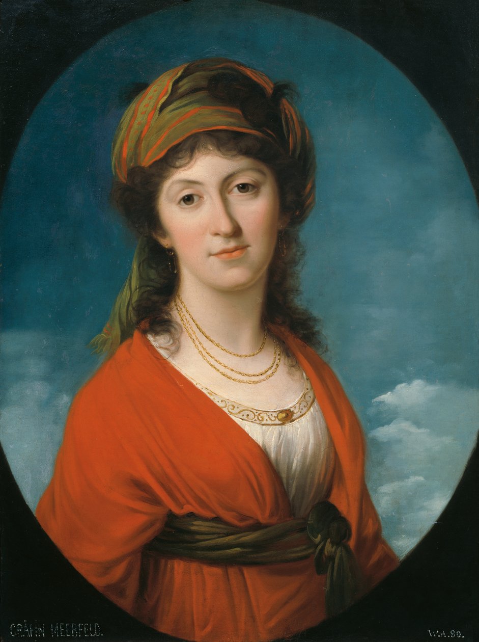 Marie Therese grevinde Meerfeld, født grevinde Dietrichstein af Angelica Kauffmann