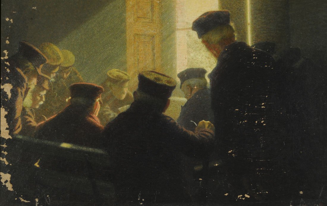 En spændende runde af Angelo Morbelli