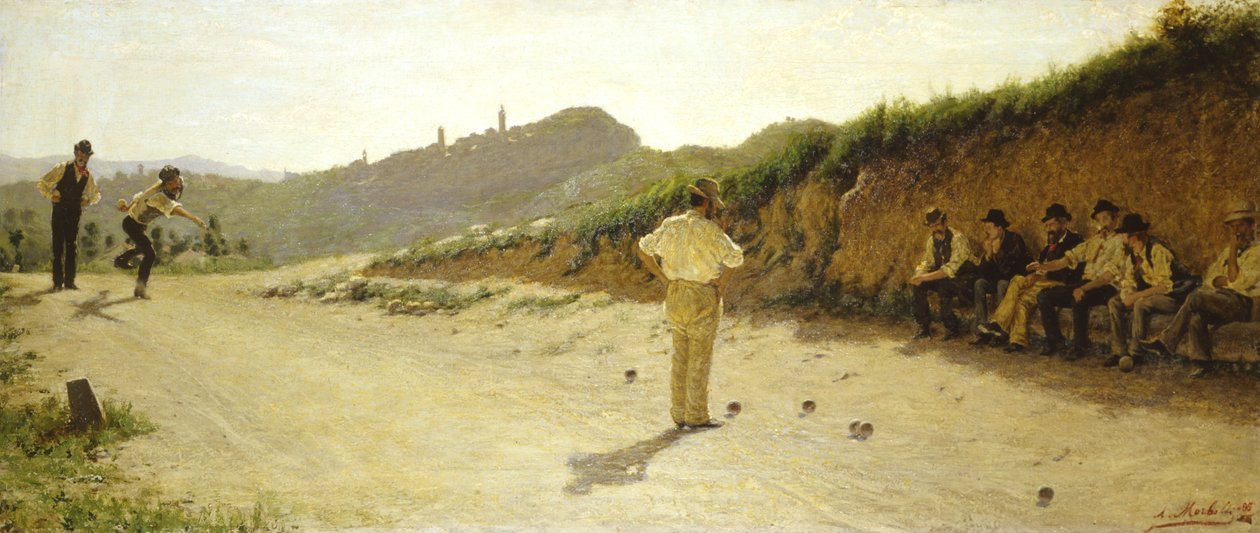 Spillet skåle af Angelo Morbelli
