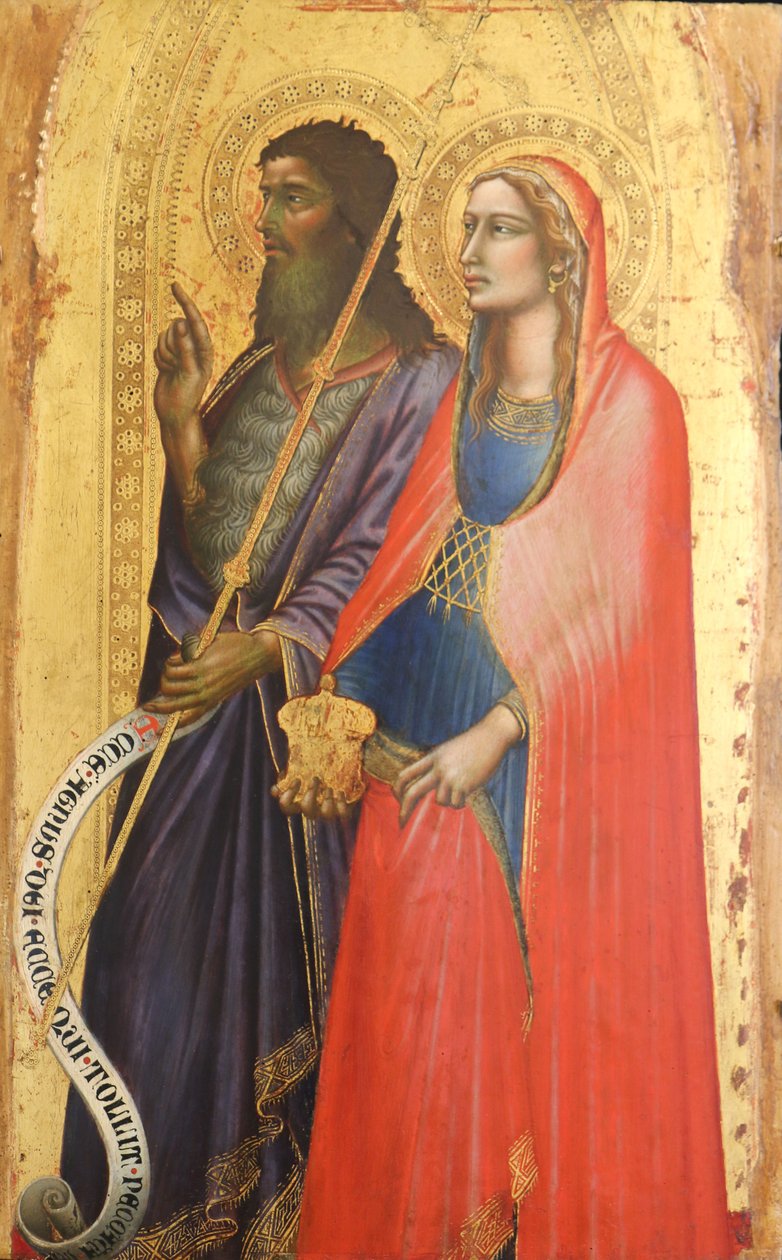 Sankt Johannes Døberen og Saint Madeleine af Angelo di Puccinelli