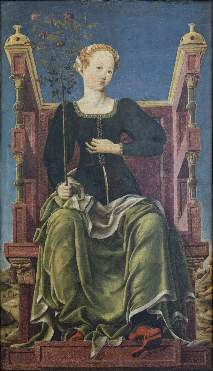 Muse Erato, ca 1455. af Angelo Maccagnino