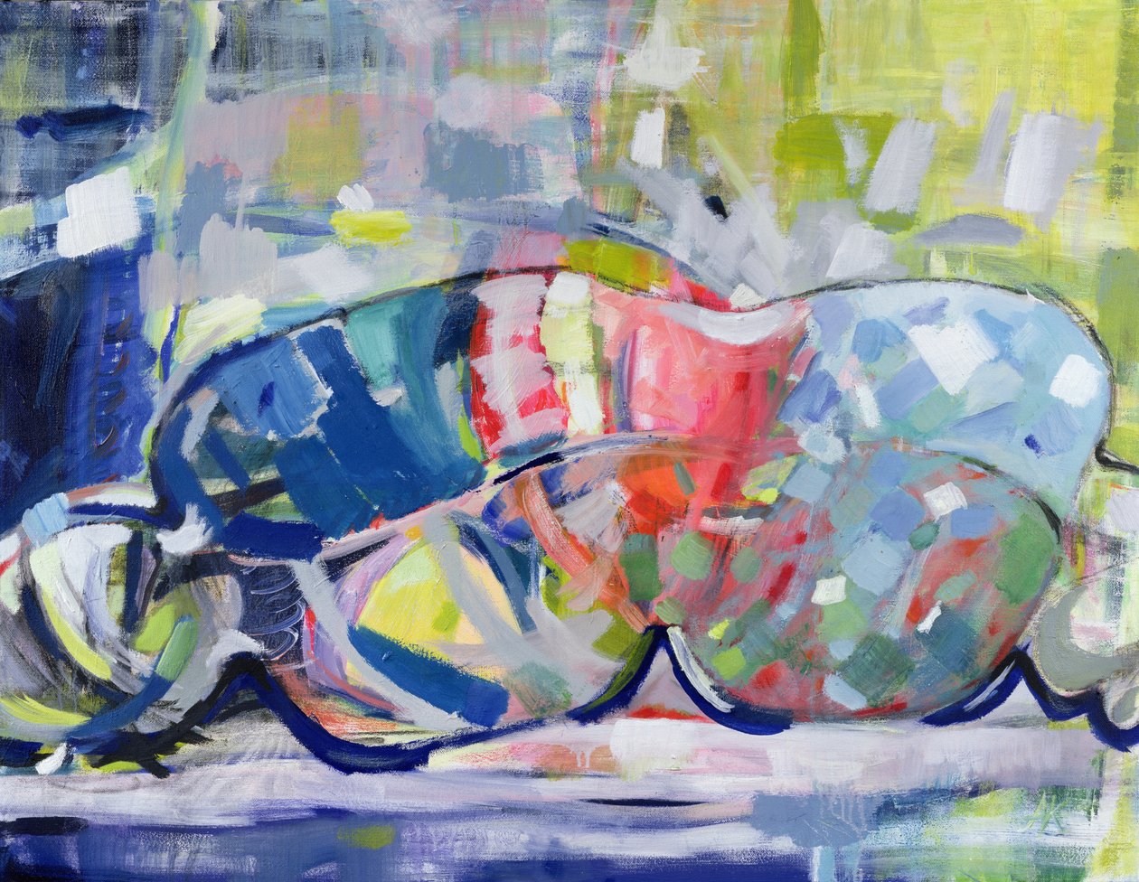 Liggende nøgen, 2008 af Angie Kenber