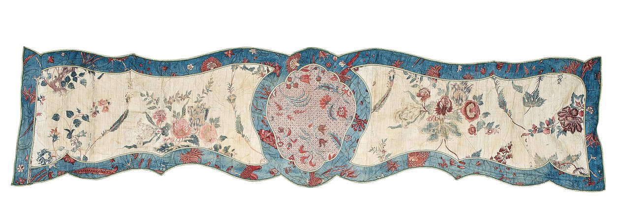 Pelmet (chintz) (par til 997107) af Anglo Indian School