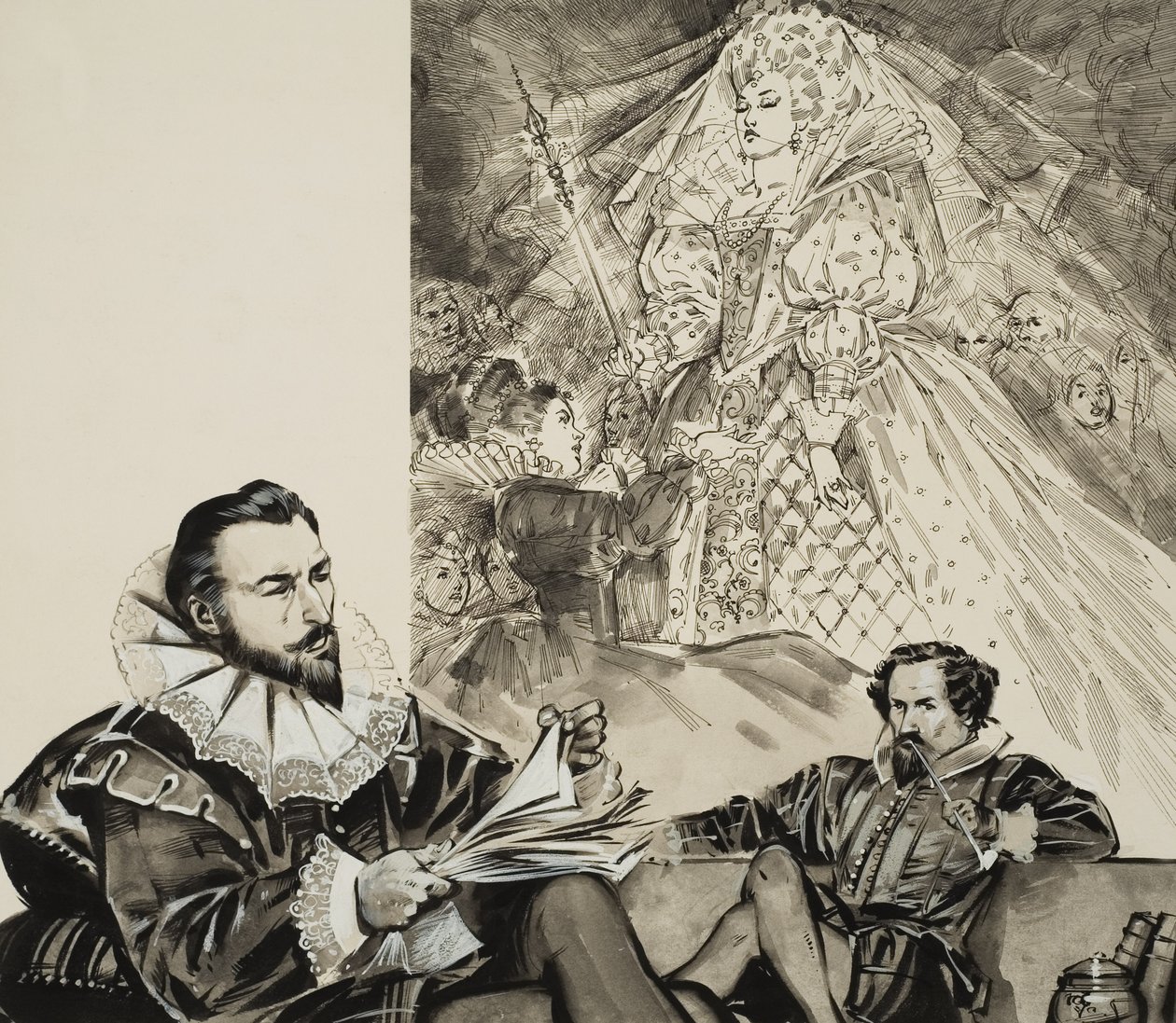 Faerie Queene (gouache på papir) af Angus McBride