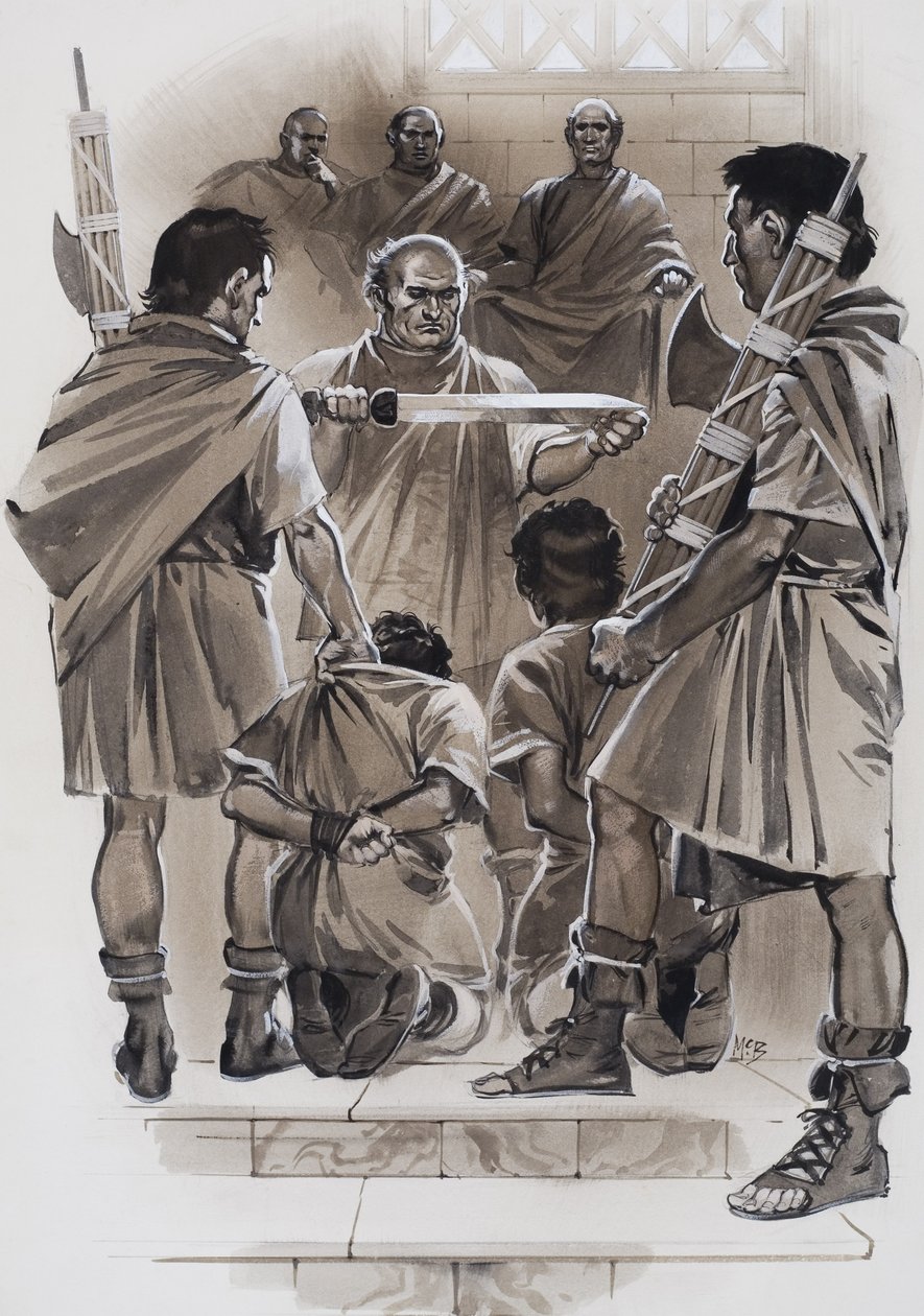 Lucius Junius Brutus (gouache på papir) af Angus McBride