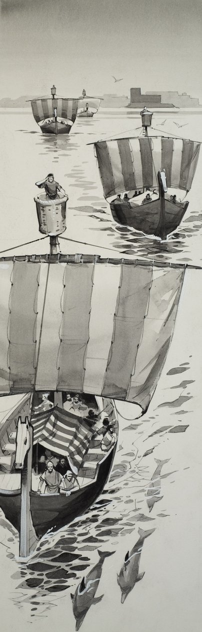 Fønikerne (gouache på papir) af Angus McBride