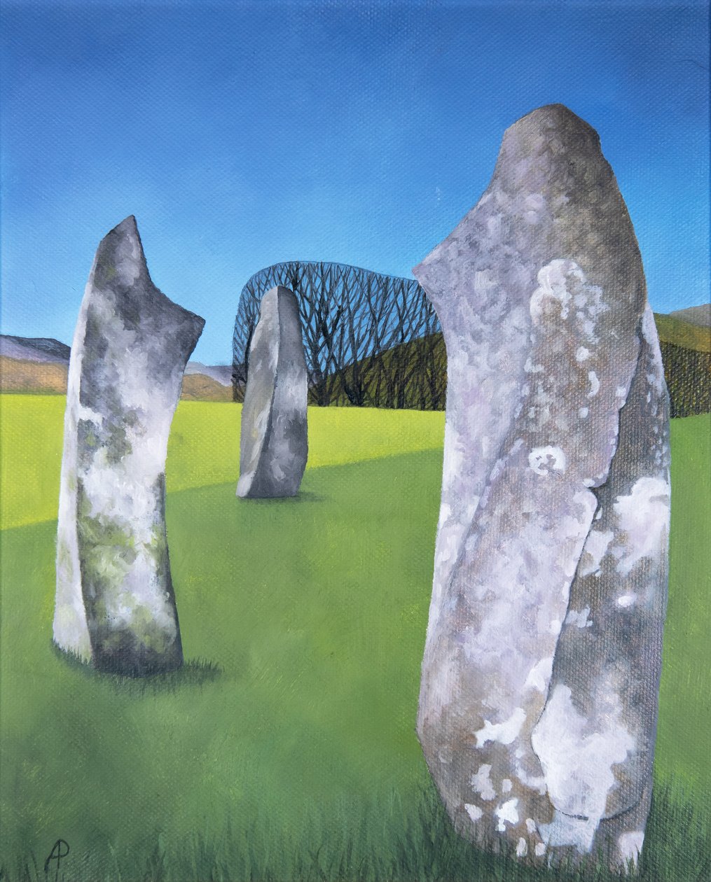 Kilmartin Stones 2, 2018 af Anna Phillips