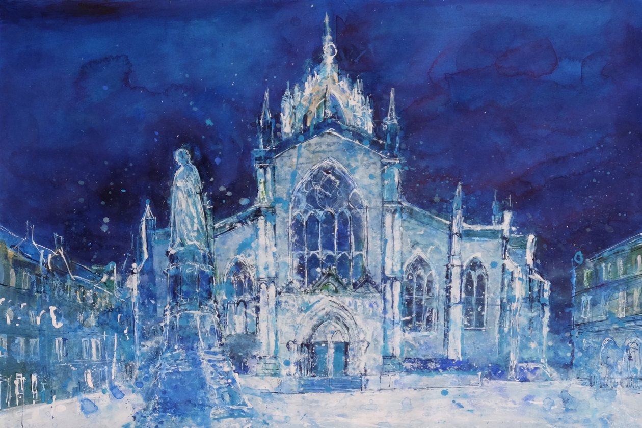 St Giles om natten af Ann Oram