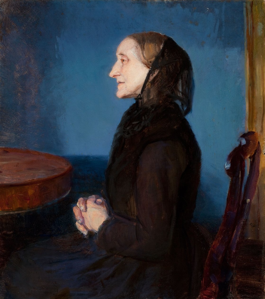 Portræt af Ane Hedvig Brøndum af Anna Ancher
