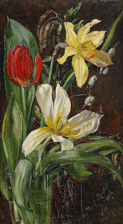 Stilleben med blomster af Anna Munthe Norstedt