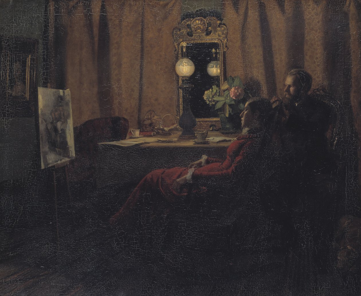 Bedømmelse af dagens arbejde af Anna Ancher