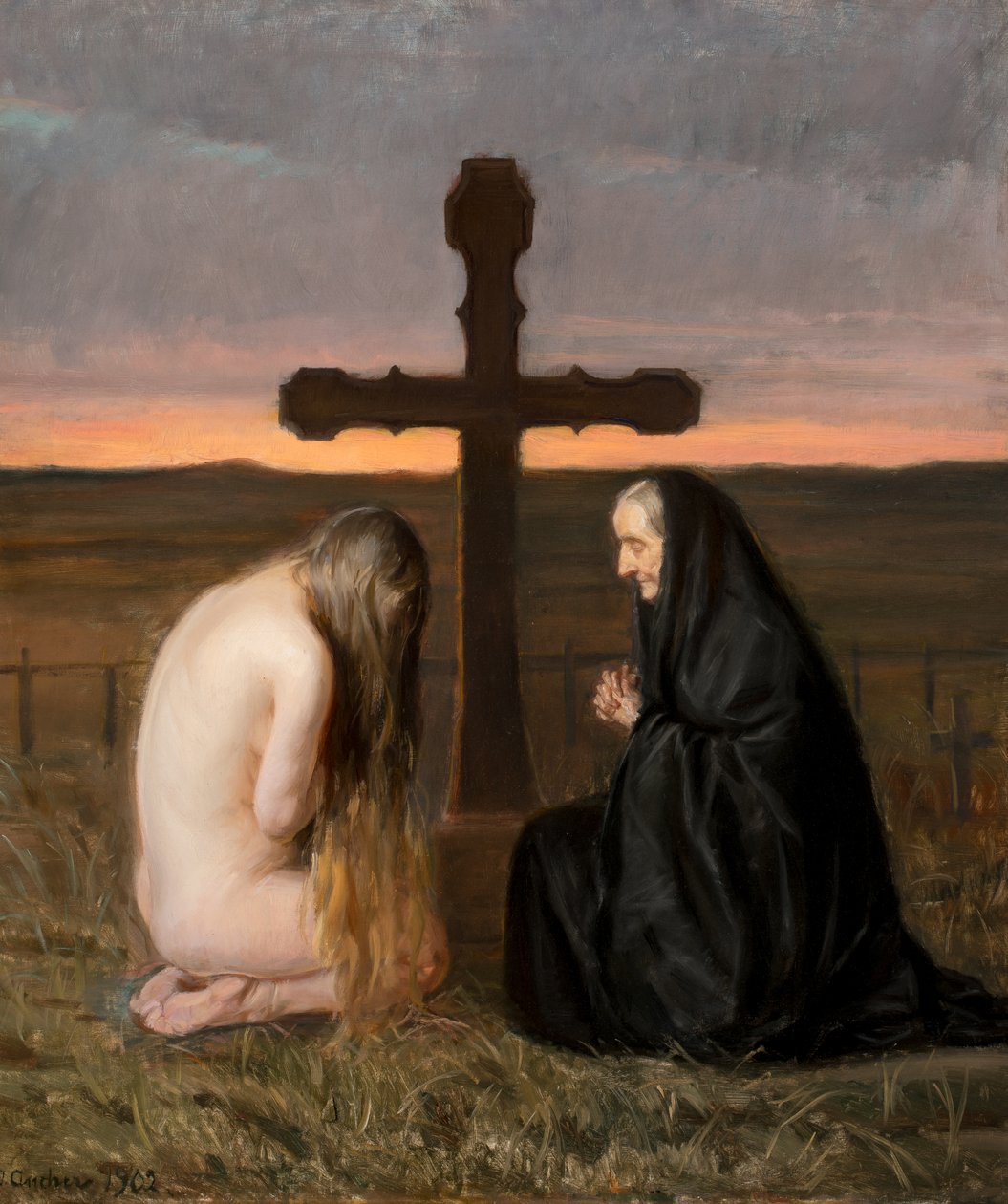 Dansk: Sorg Sorg af Anna Ancher