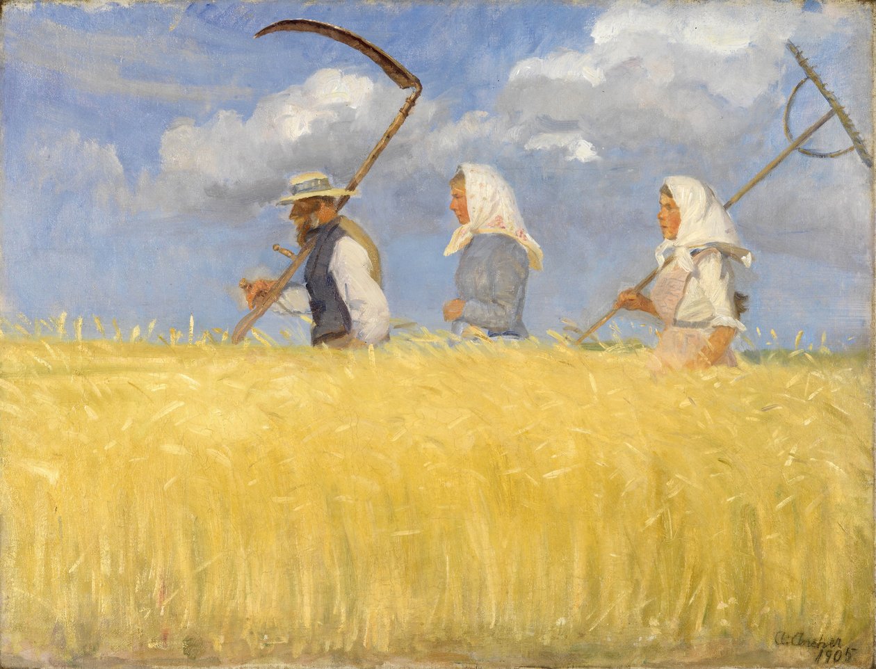 Høstere af Anna Ancher