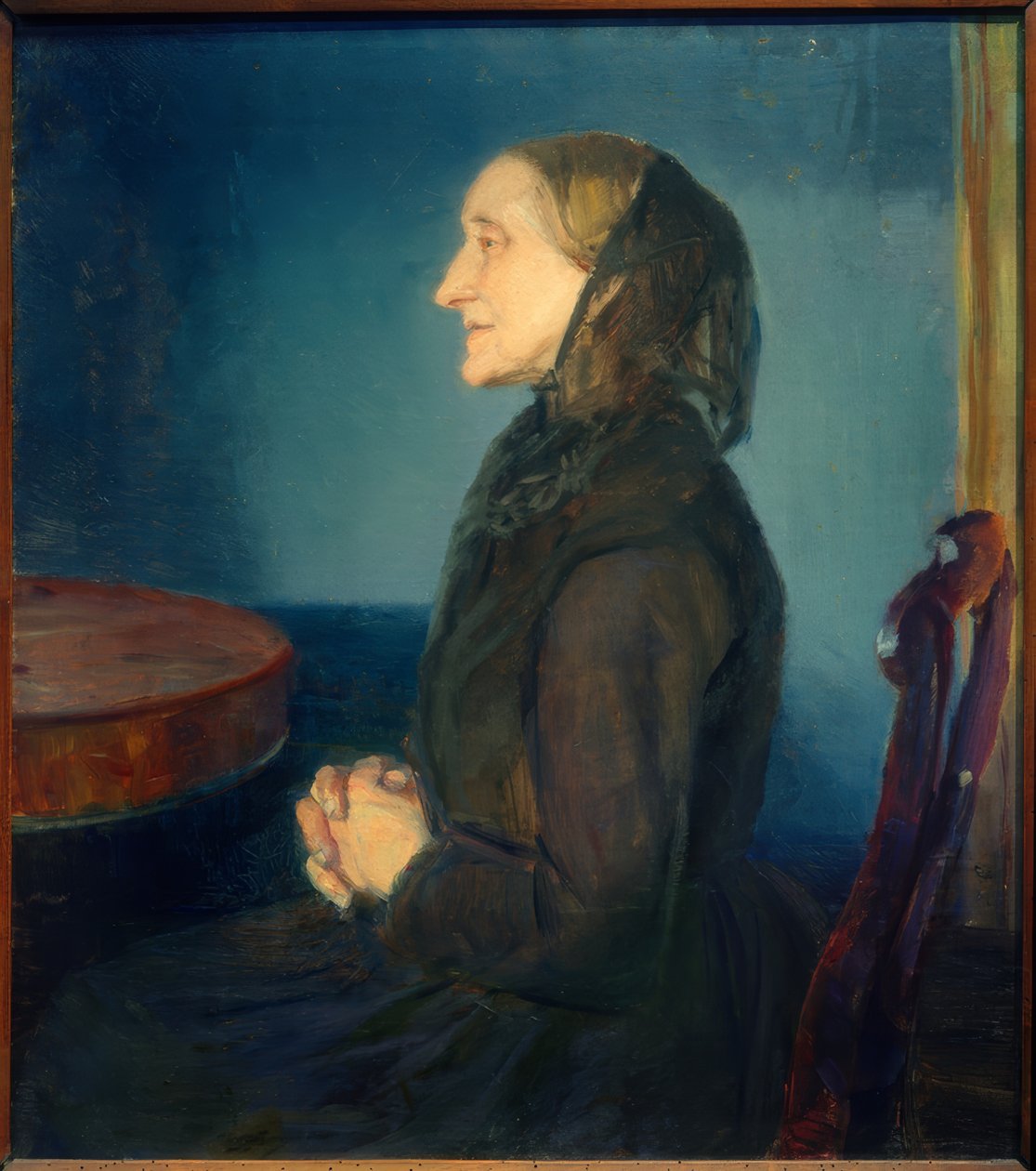 Kunstnerens mor af Anna Ancher
