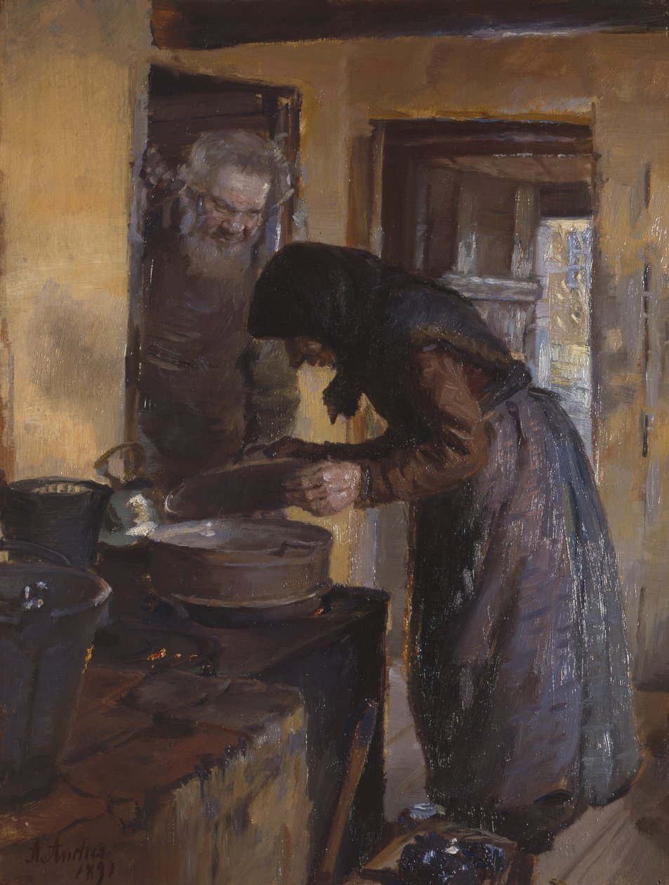 I køkkenet af Anna Ancher