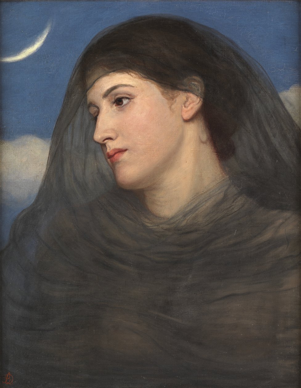 Diana (olie på lærred) af Anna Lea Merritt