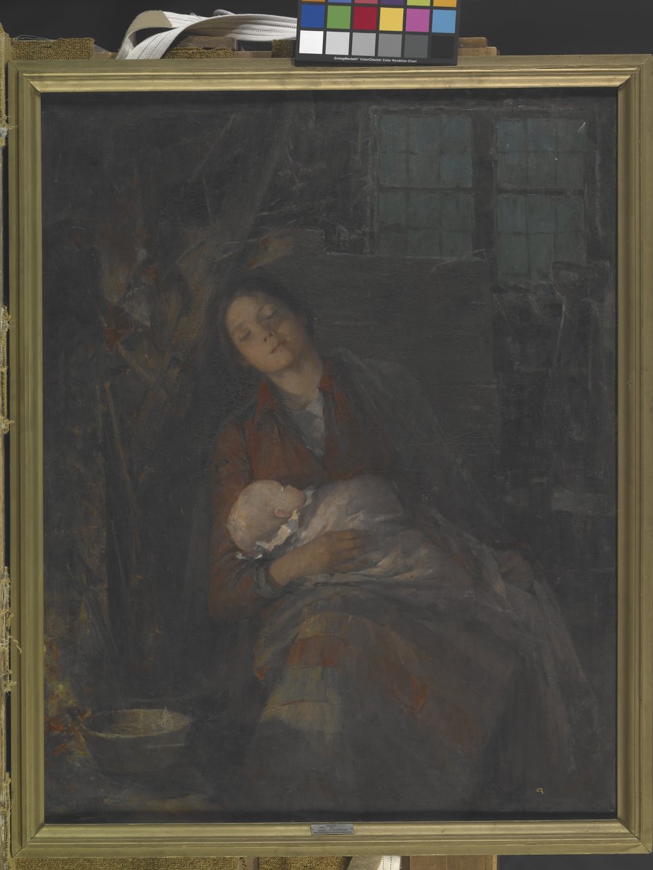 Hvile (olie på lærred) af Anna Nordgren