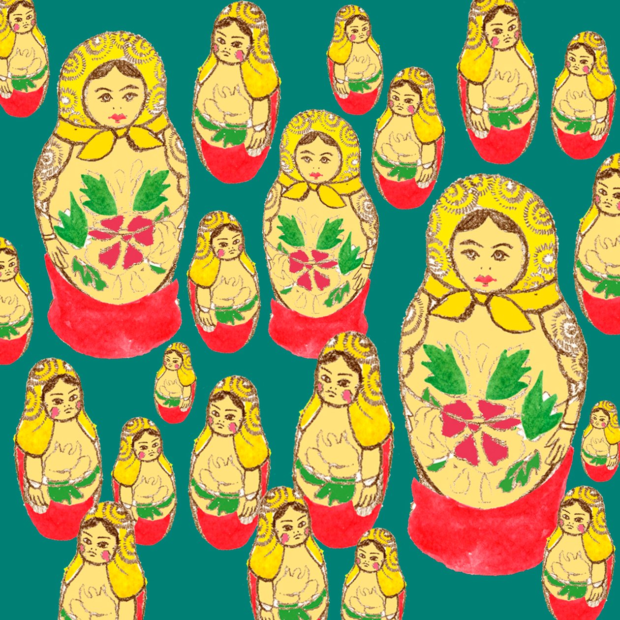 Russiske dukker af Anna Platts