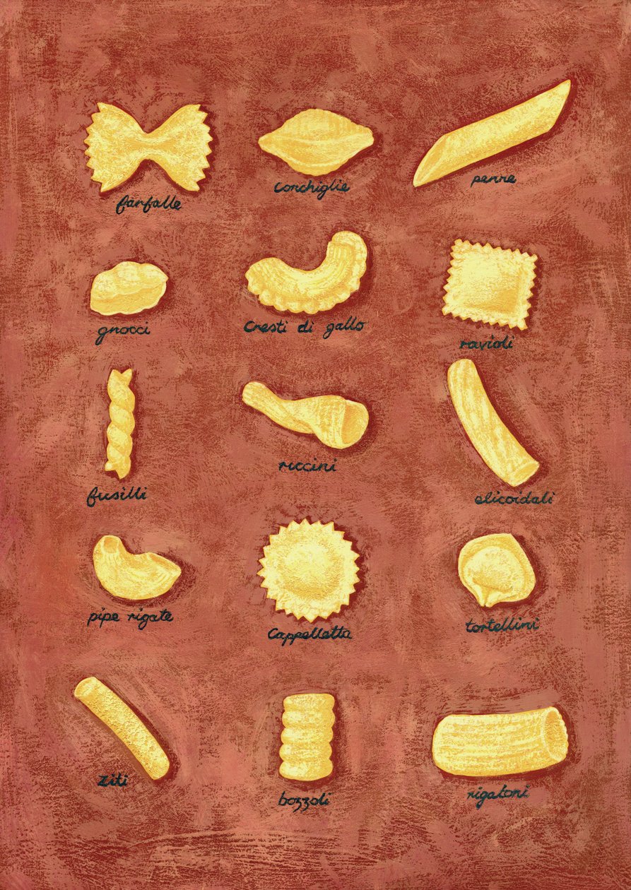 Pasta, 2010 (gouache) af Annalisa Morrocco