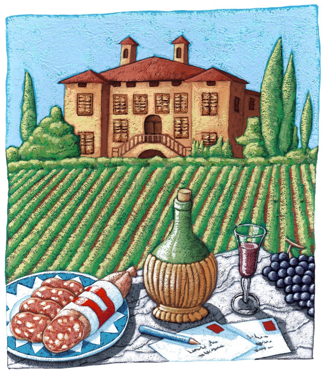Villa i Chianti af Annalisa Morrocco