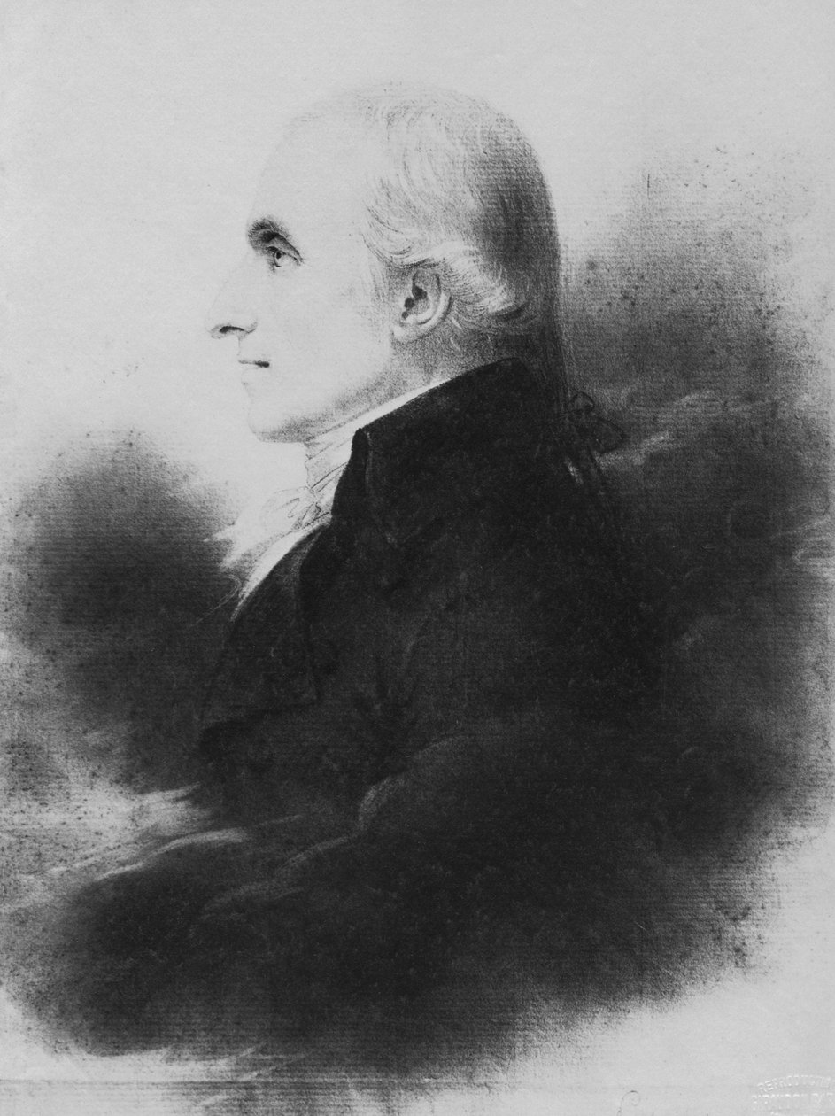 Portræt af Antonio Canova (sort blyant med estompe og sort bly) af Anne Louis Girodet de Roucy Trioson