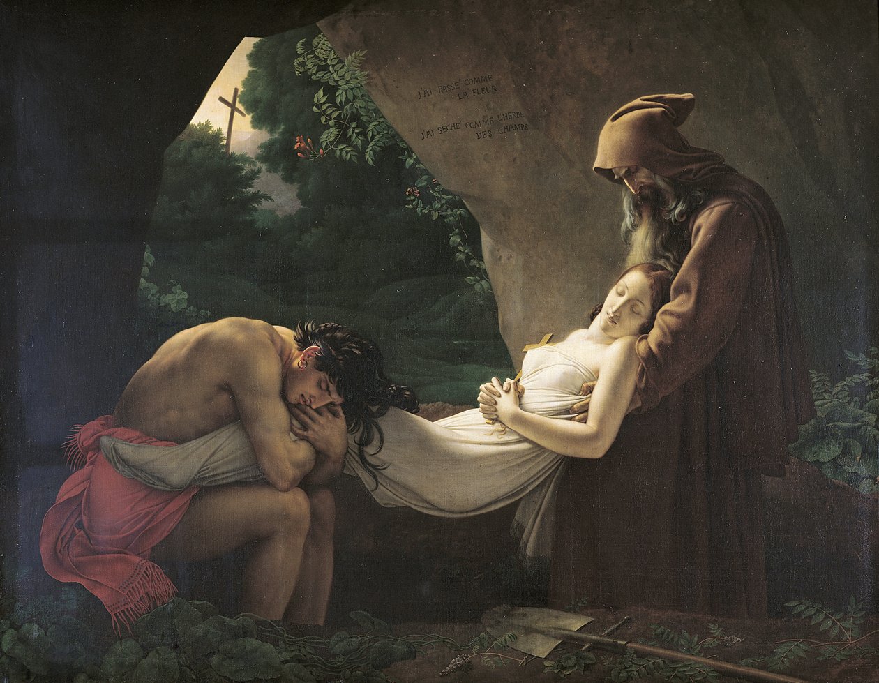 Atalas grav, 1808 af Anne Louis Girodet de Roucy Trioson