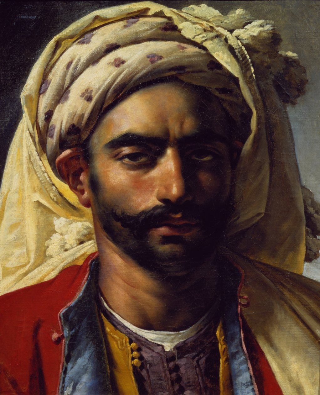 Portræt af Mustapha af Anne Louis Girodet de Roucy Trioson