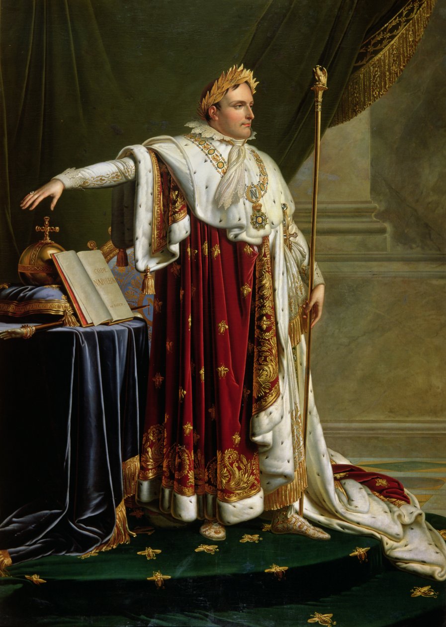 Portræt af Napoleon Bonaparte (1769-1821) af Anne Louis Girodet de Roucy Trioson