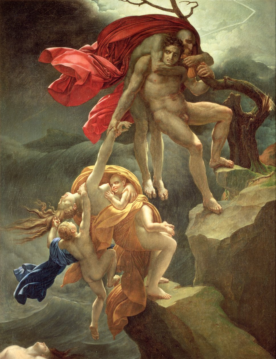 Syndfloden, ca. 1806 af Anne Louis Girodet de Roucy Trioson