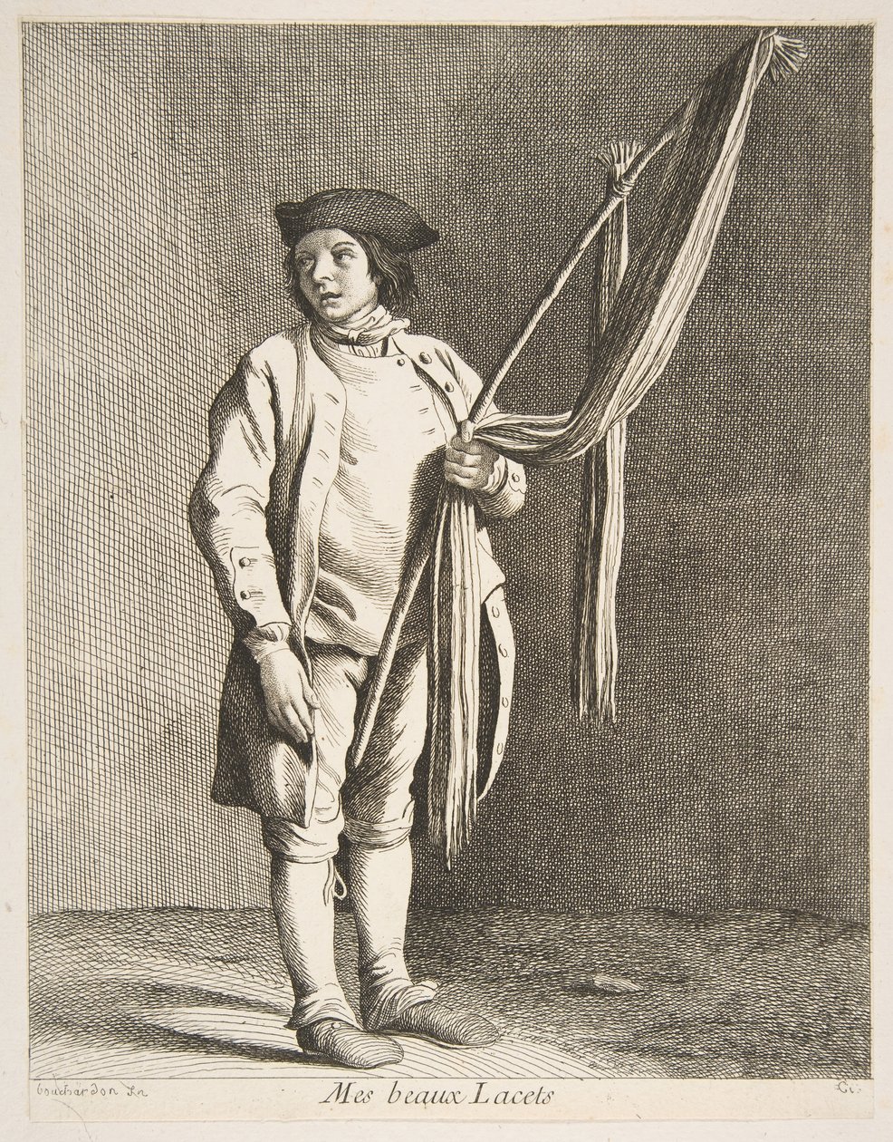 Snørehandler, 1738. af Anne Claude Philippe de Caylus