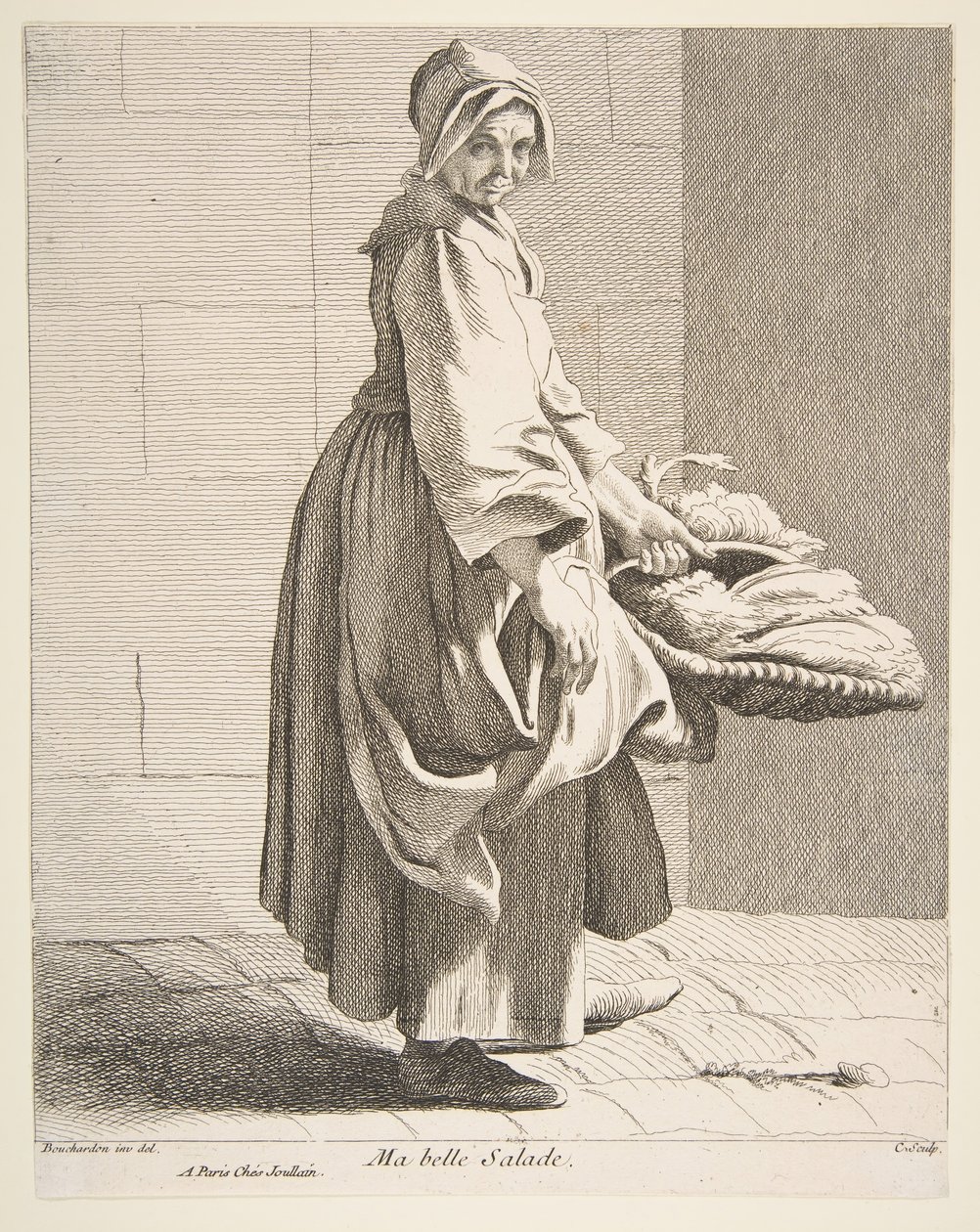 Salatsælger, 1742. af Anne Claude Philippe de Caylus