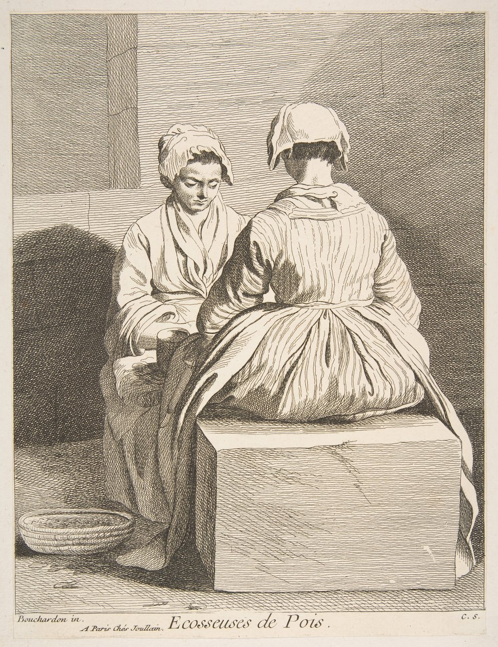 Ærteskallere, 1737. af Anne Claude Philippe de Caylus