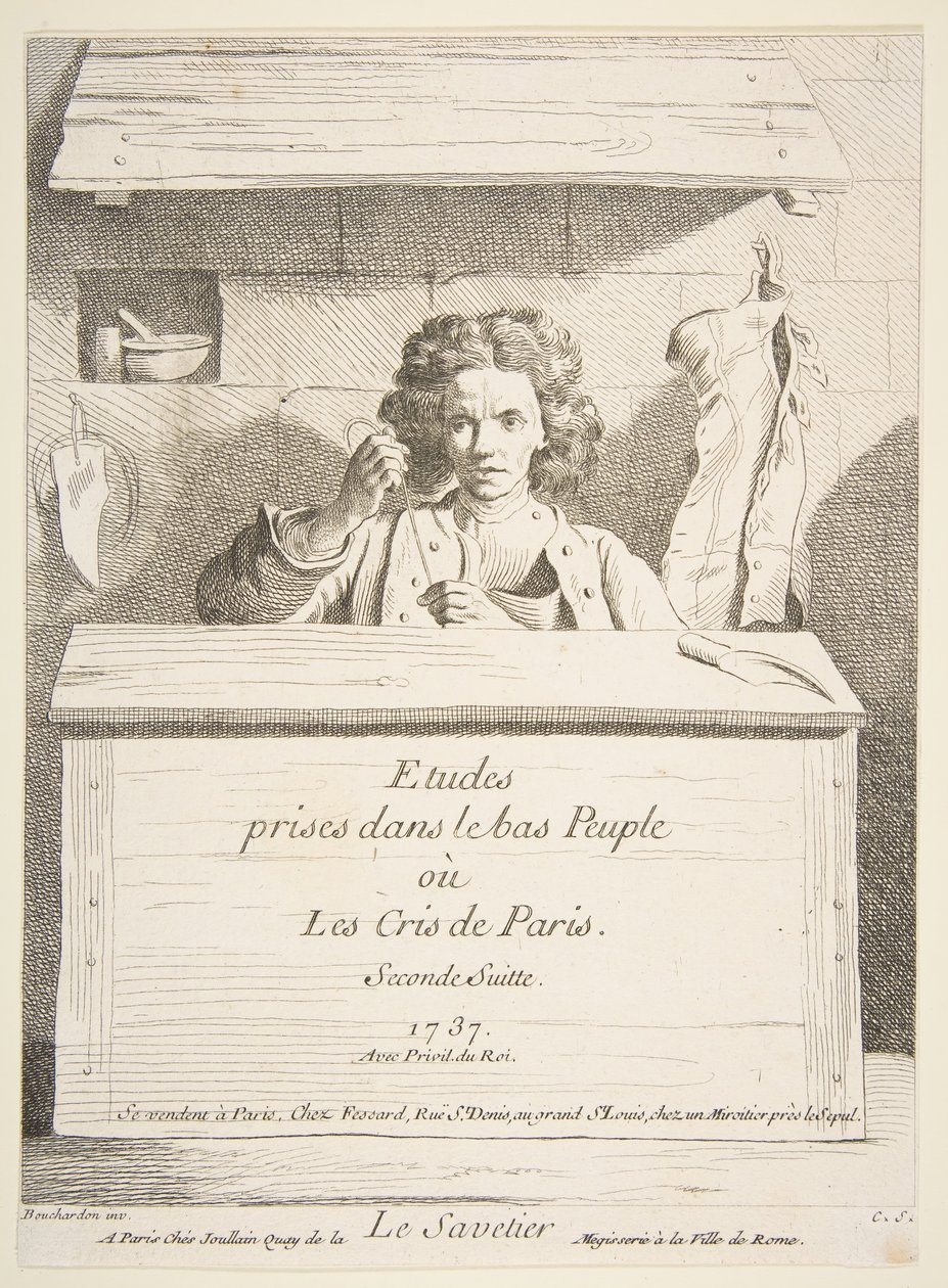 Skomageren, 1737. af Anne Claude Philippe de Caylus