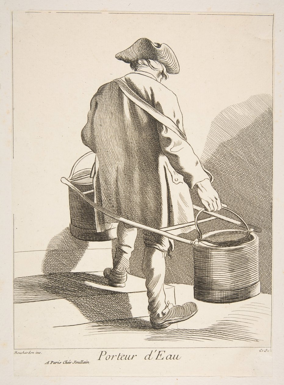 Vandbærer, 1742. af Anne Claude Philippe de Caylus