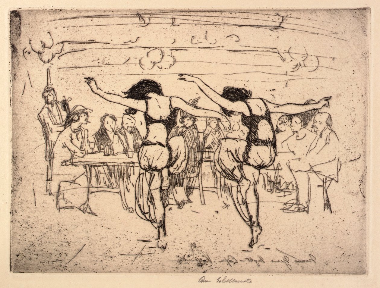 Nytårsaften - Café Versaille af Anne Goldthwaite