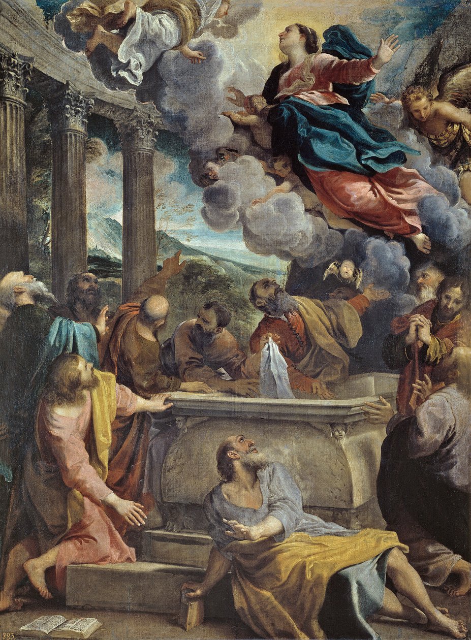 Antagelse af Maria af Annibale Carracci