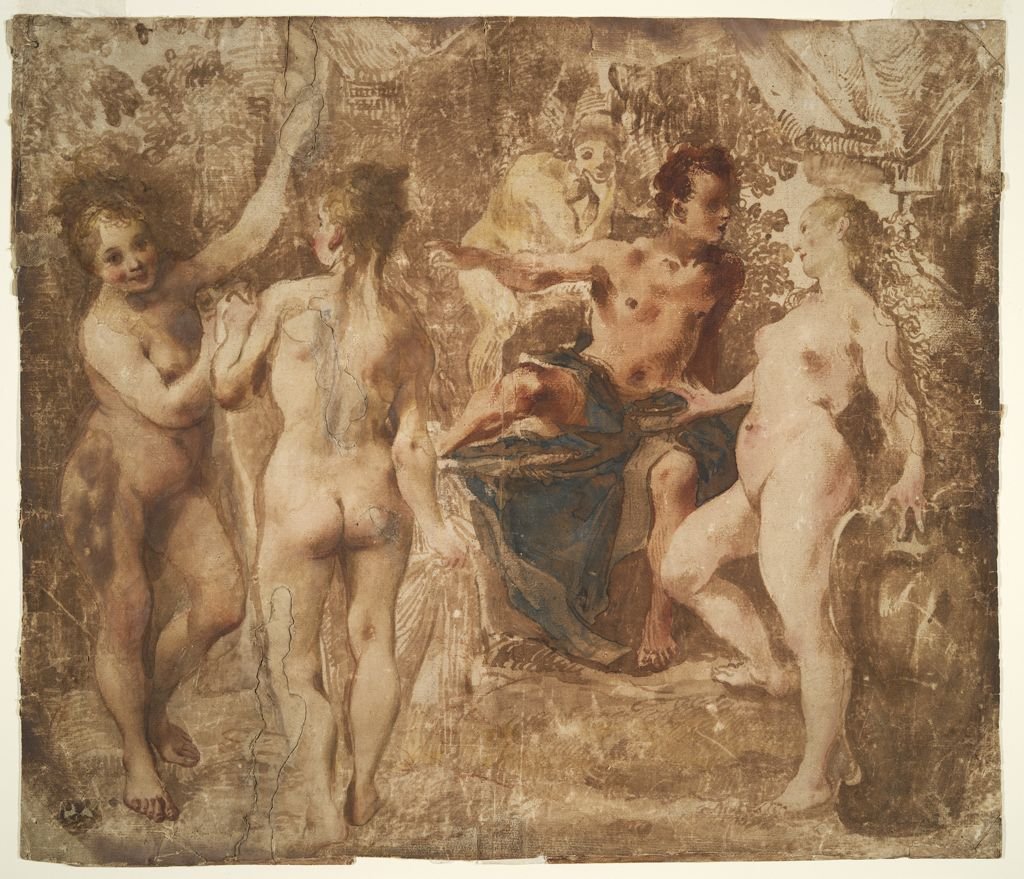 Dommen i Paris af Annibale Carracci