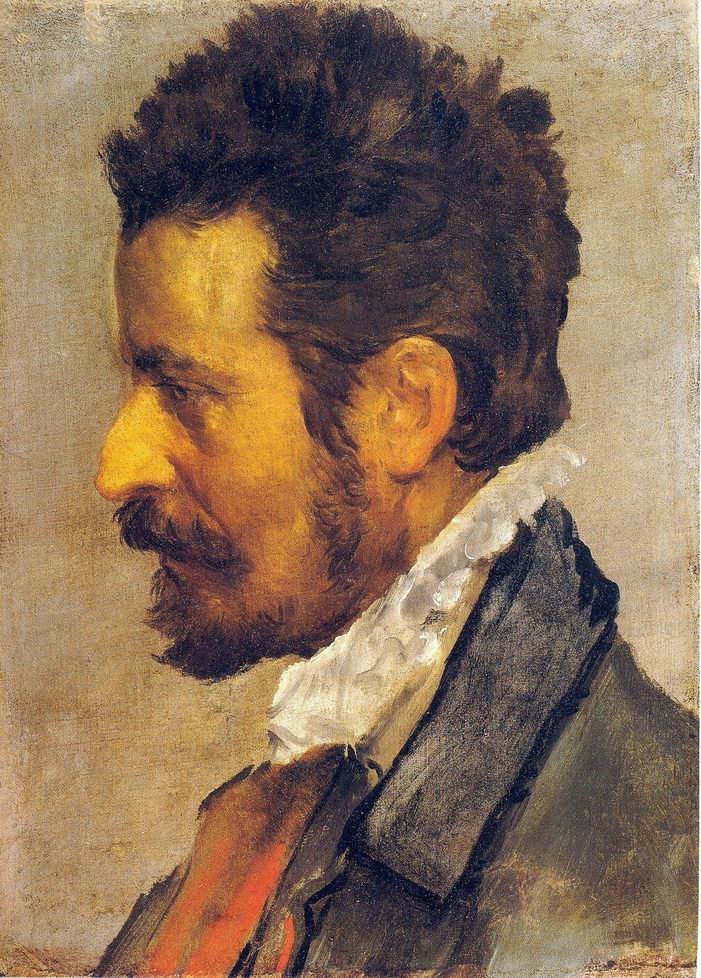 Hoved af mand af Annibale Carracci
